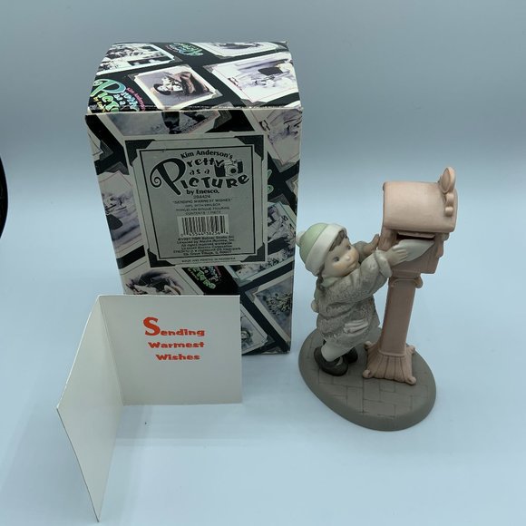 Kim Anderson's Pretty As A Picture "SENDING WARMEST WISHES" 1997 - Picture 2 of 9